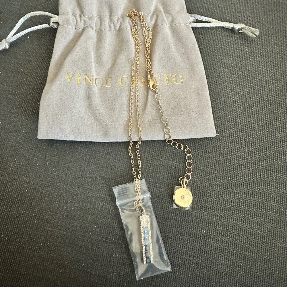 Vince Camuto Blue Ombre CZ necklace NWT - Picture 4 of 4